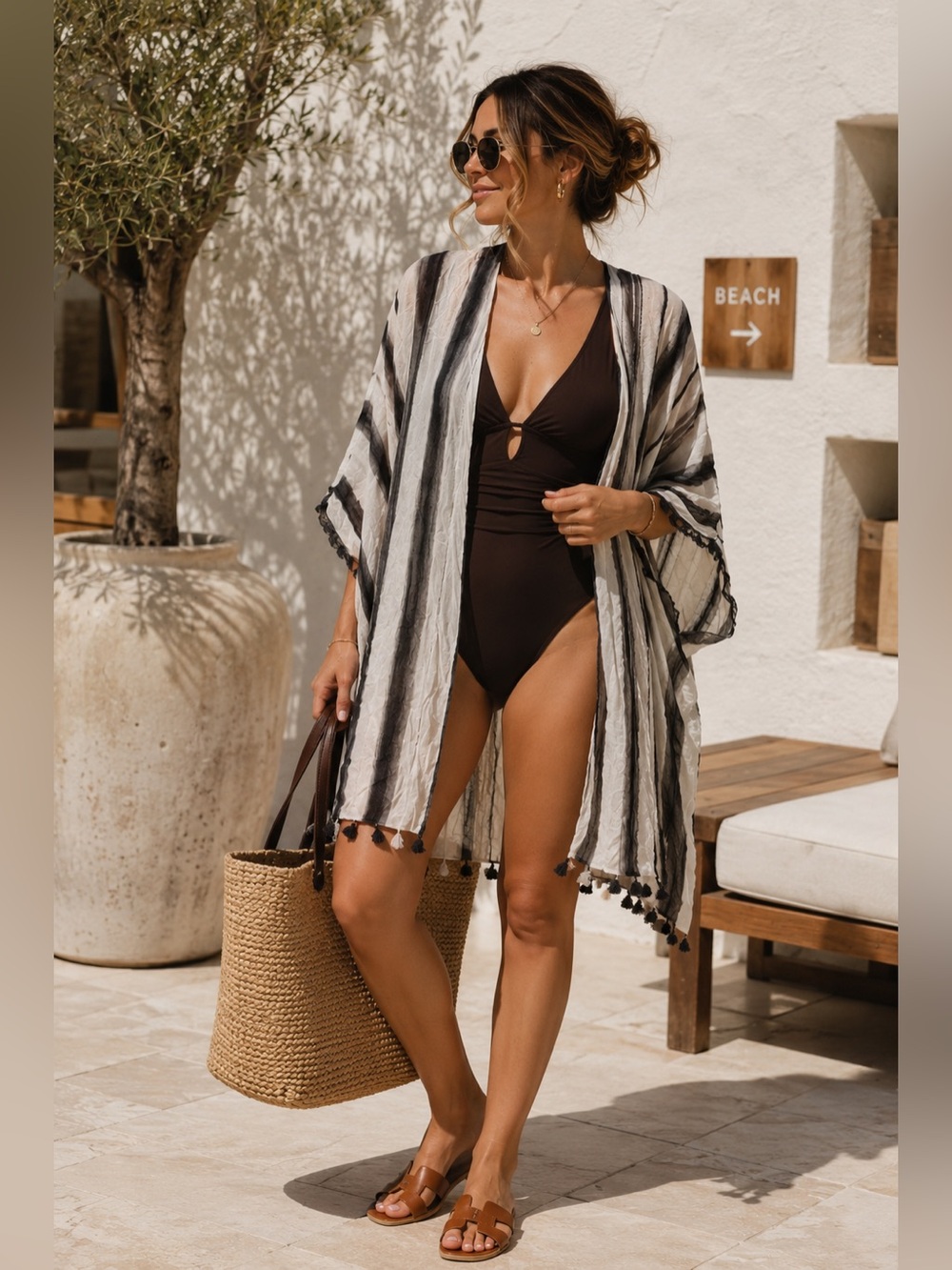 Print Tassel Duster